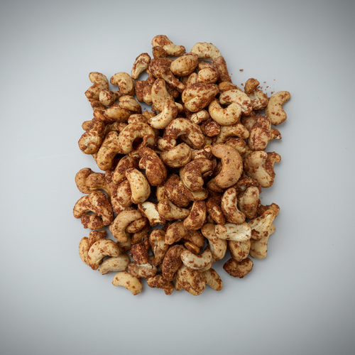 Cashews with spicy tandoori spices (organic) - Hot But Nuts